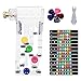 Gobesty Sistema De Aprendizaje De Guitarra, accesorios de guitarra incluir 5 pcs púa de guitarra 1 pc Guitarra Pegatina Diapasón Herramienta de práctica de acordes de guitarra para principiantes