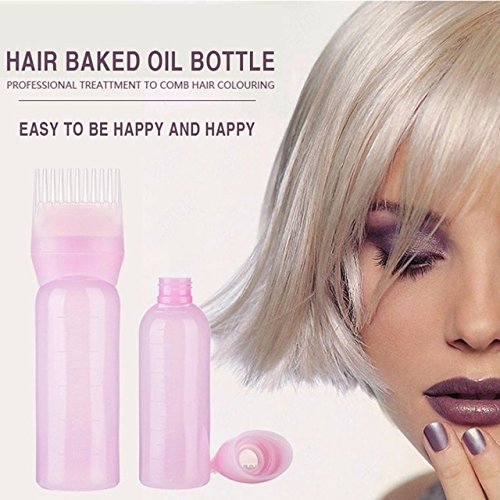 Buy 120ml Hair Dye Bottles Applicator Comb Brush Dispenser Kit Scale