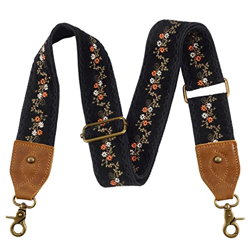 Nefelibata Purse Strap-2" Crazy Horse Leather Wide Shoulder Strap Adjustable