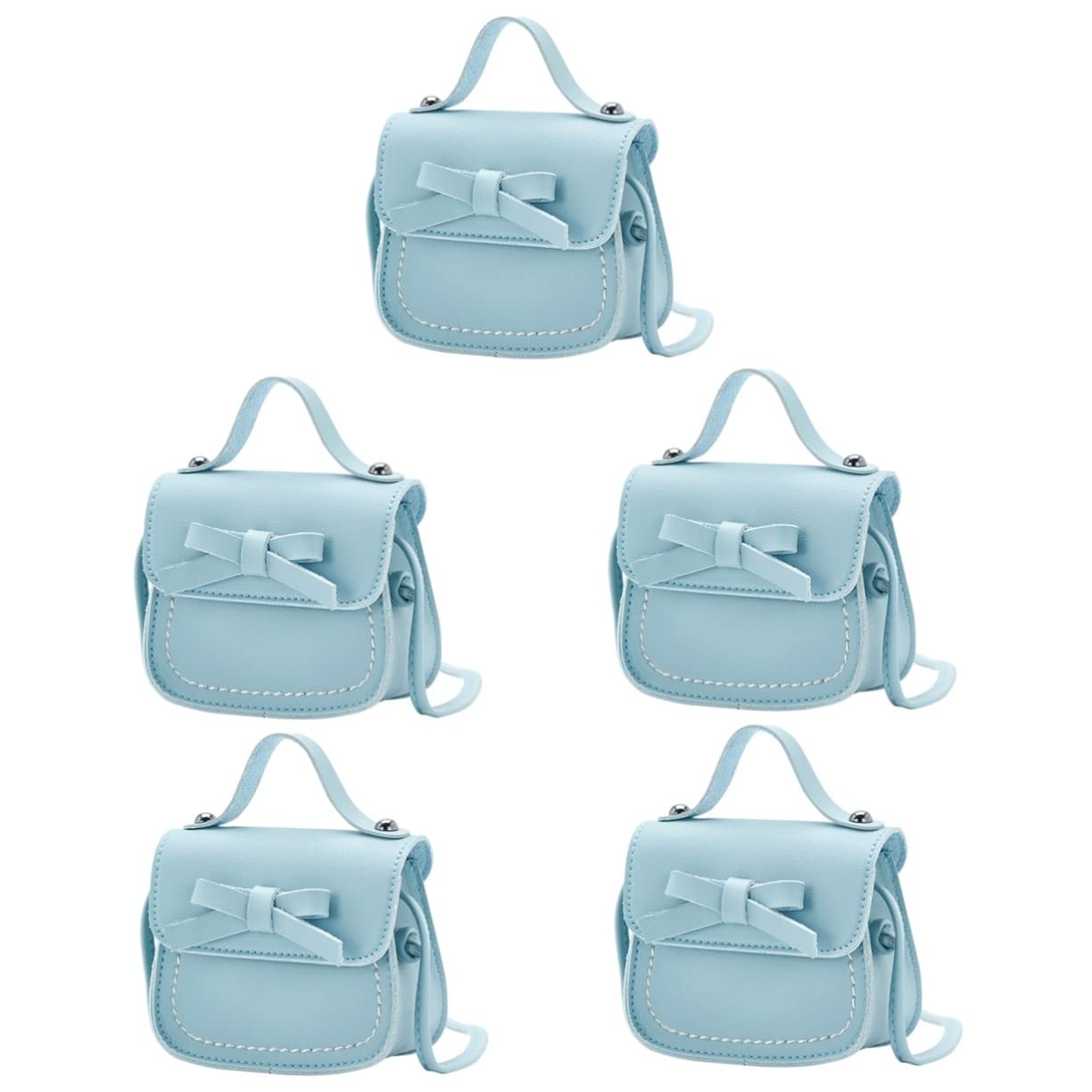 Mini sac à main bleu COLLBATH 5 pièces : fini les sacs lourds en ville