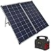 Produktbild reVolt Balkonkraftwerk: Powerbank & Solar-Konverter mit mobilem 260-Watt-Solarpanel, 114 Ah (Solarpanel tragbar)