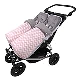 Conjunto 2ud. Saco Silla Invierno Mountain Buggy Duet INDI RS. Polar Gris tititnins