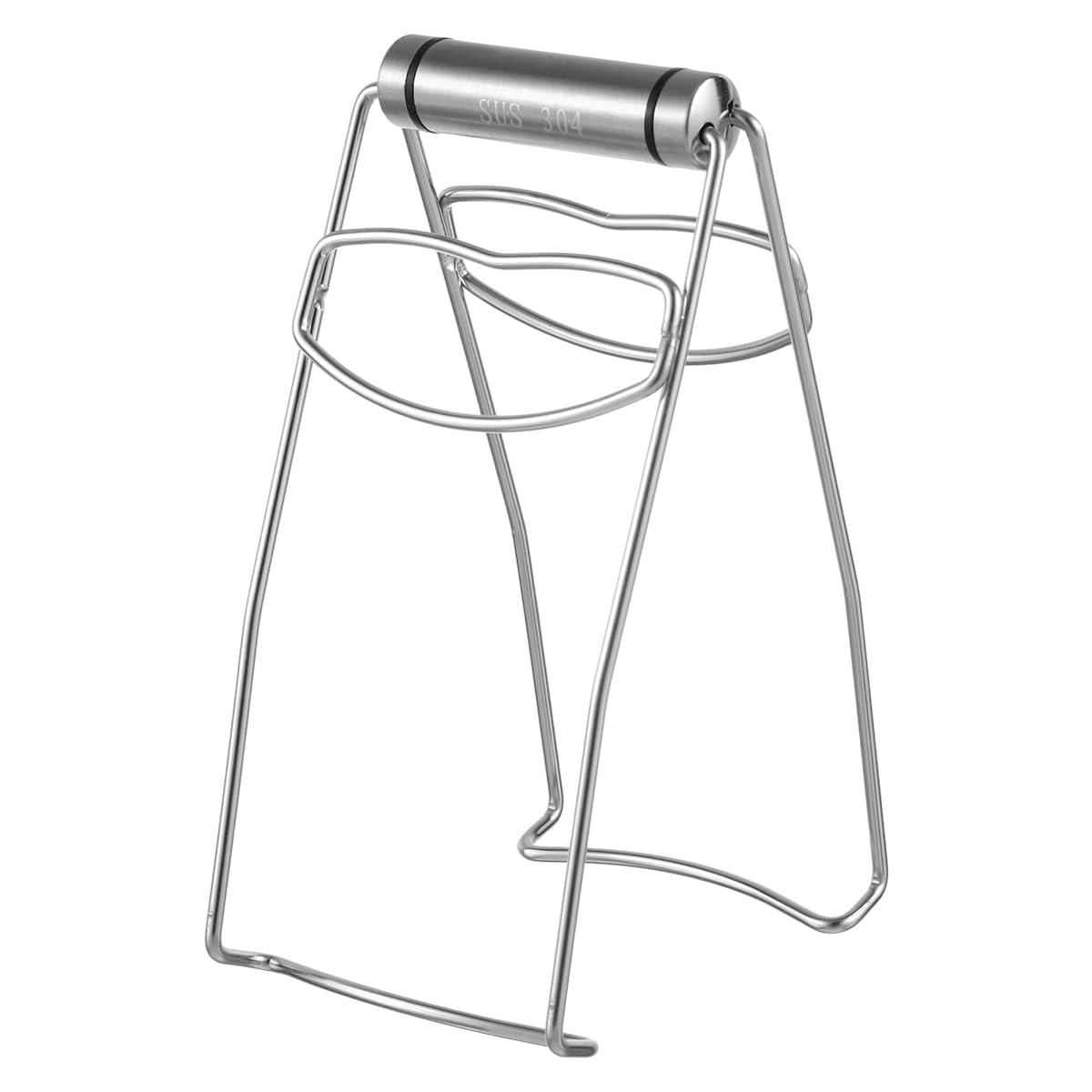 BESTONZON Stainless Steel Bowl Clip, Foldind Hot Dish Tong Hot Plate Gripper, Kitchen Stainless Steel Folding Hot Dish Plate Clip Plate Retriever Tongs Bowl Clips Pan Dish Gripper Clips Hot Plate or B