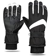 A-QMZL Skihandschuhe Damen Winter Frauen Thermohandschuhe Winddichte Touchscreen-Handschuhe Warme...