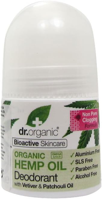 Dr.organic Bio Hemp Oil Deodorant 50ml [並行輸入品]