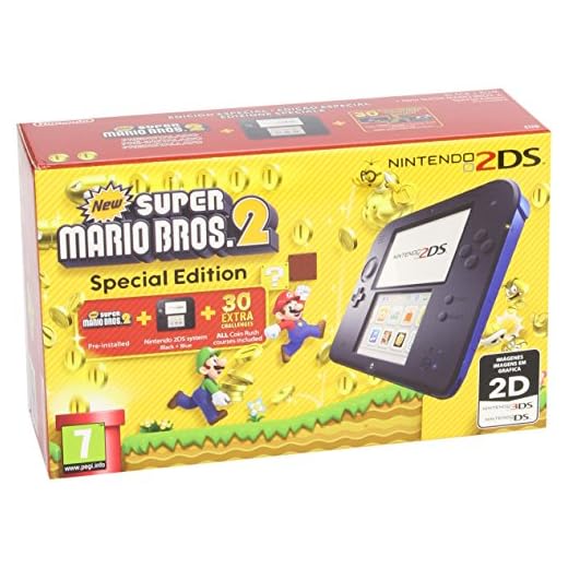 Nintendo 2DS - Consola, Color Azul + New Super Mario Bros 2 (Preinstalado)