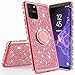 Produktbild Miagon Hülle Glitzer für Samsung Galaxy S10 Lite,Glänzend Mädchen Frauen Weich Silikon Handyhülle mit Strass Diamant 360 Grad Ständer Schutzhülle Etui Cover