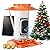 Hummingbird Feeder with Camera for Outdoors, 2K Solar Powered Smart Bird Feeder with Ant Moat & Bee Guard, Auto Capture, AI Recognition, Gift for Family & Friends(21 oz) (Orange)