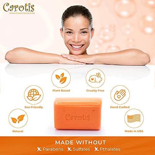 Carotis Exfoliating Soap 200g - Formulated to Restore Radiance and Eliminate Dead Skin Cells, with Vitamin A - Image 4