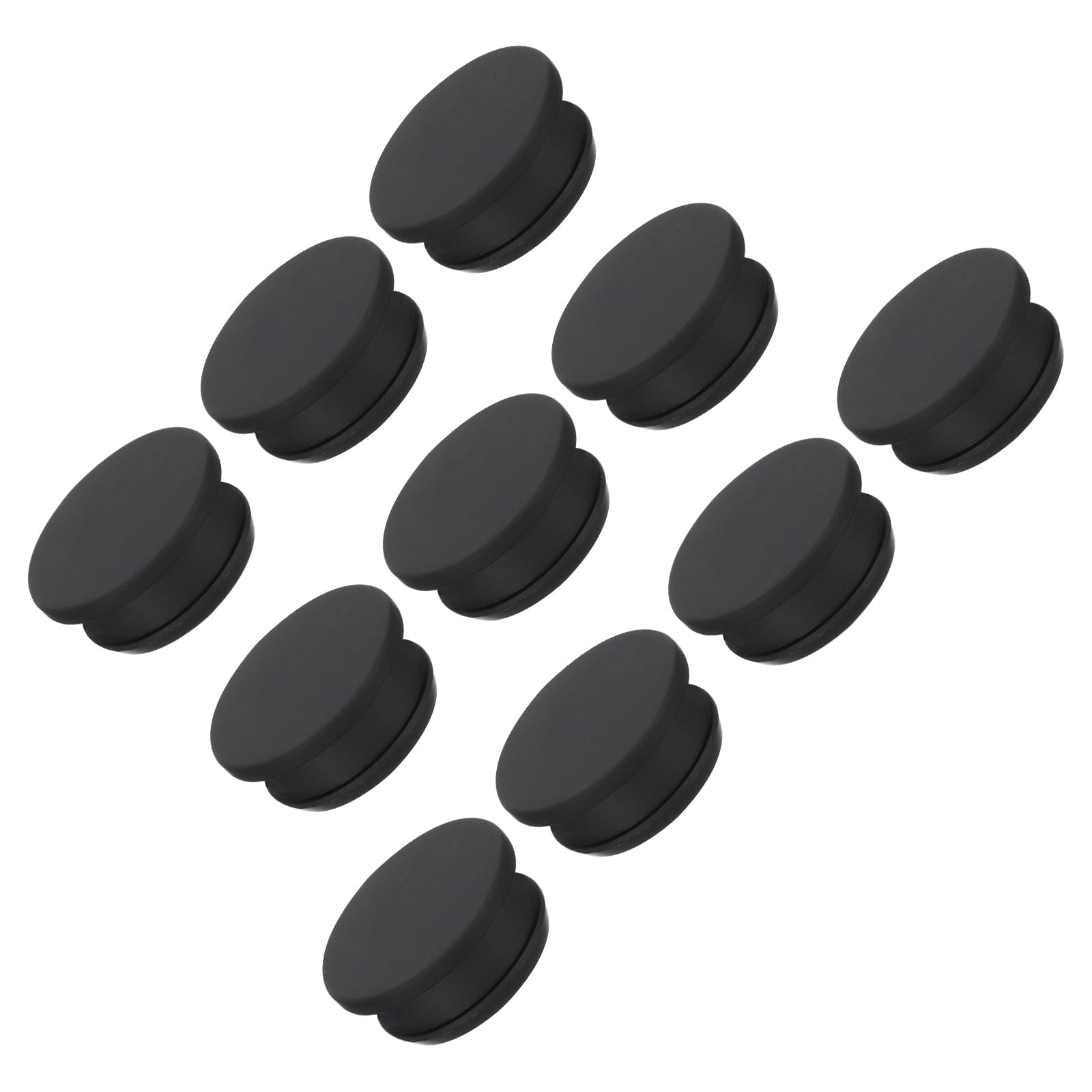TA-VIGOR 10Pcs Silicone Snap in Locking Hole Plugs, 30mm Diameter Hole Stoppers