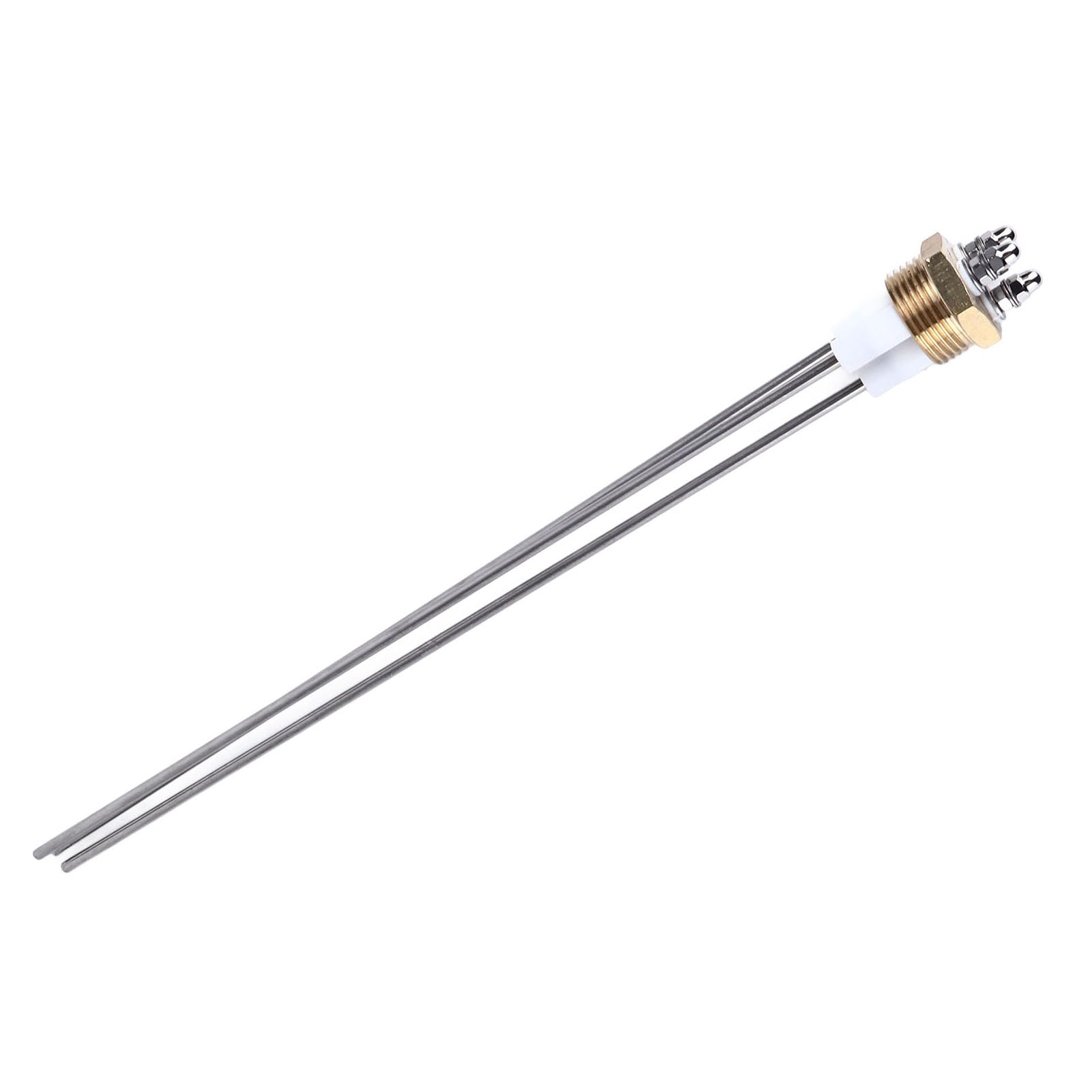 Naroote Sonde DE Niveau d'eau DE Chaudière DÉTECTEUR DE Niveau DE Liquide Solide et Pratique pour Capteur DE d'eau, Acier Inoxydable en Laiton PTFE pour Le Remplacement