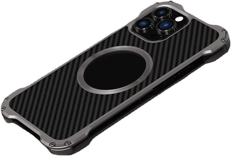 Funda de metal para iPhone 14 Pro de aleación premium de 6.1"