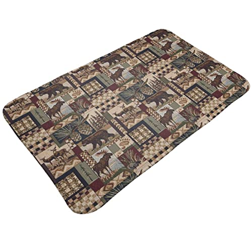 Tapis de douche ours élan antidérapant durable et facile à nettoyer - 4