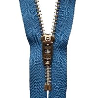 YKK Reißverschluss – Halbautomatisch, 15 Cm, Weiß, Für Jeans & Hosen