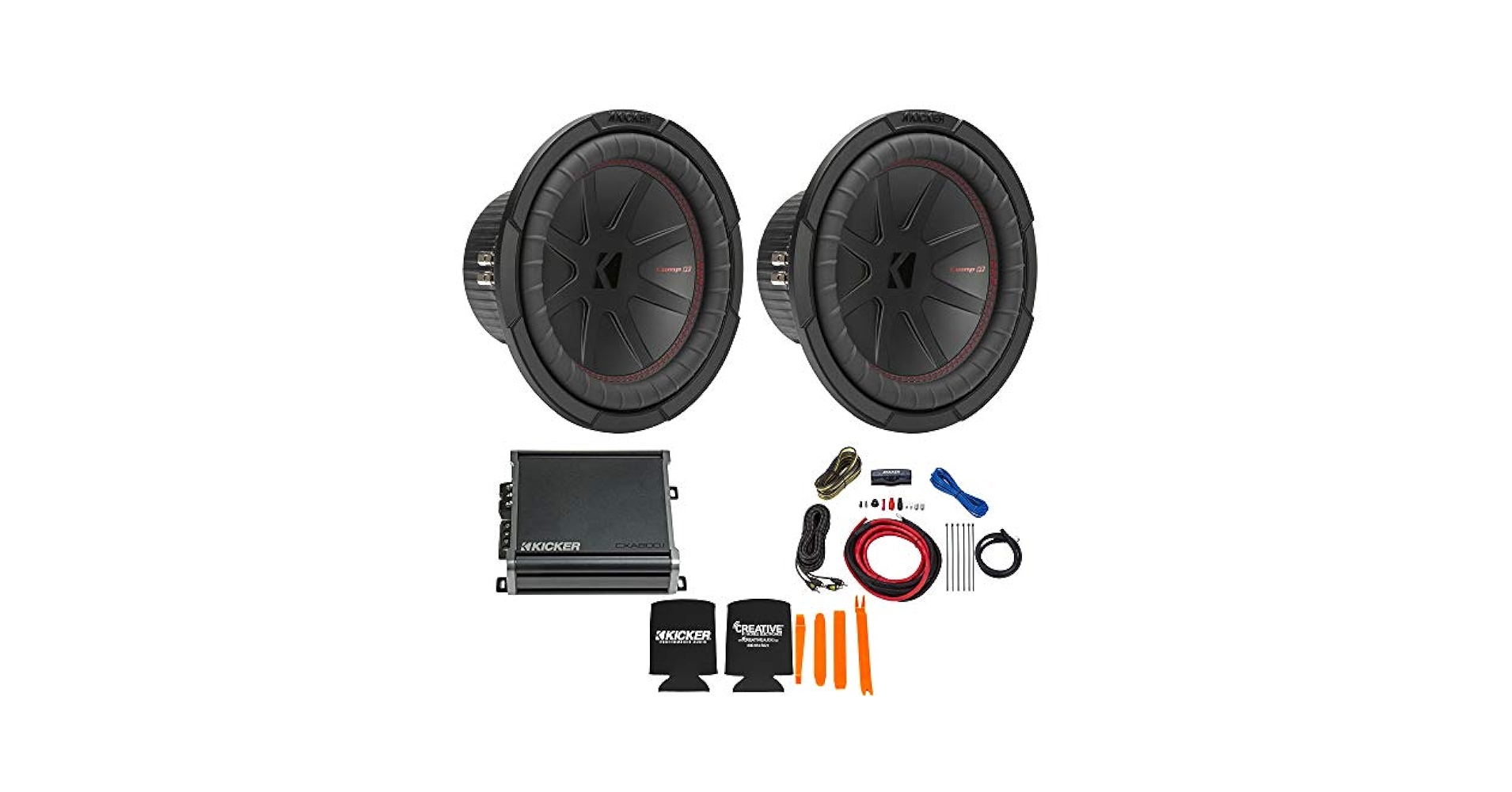 kickerウーハーRT10 Amazon.com: KICKER 10 Inch Comp RT Thin Woofer Includes Two