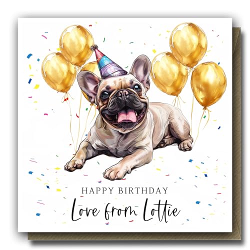 The cards man personalised french bulldog