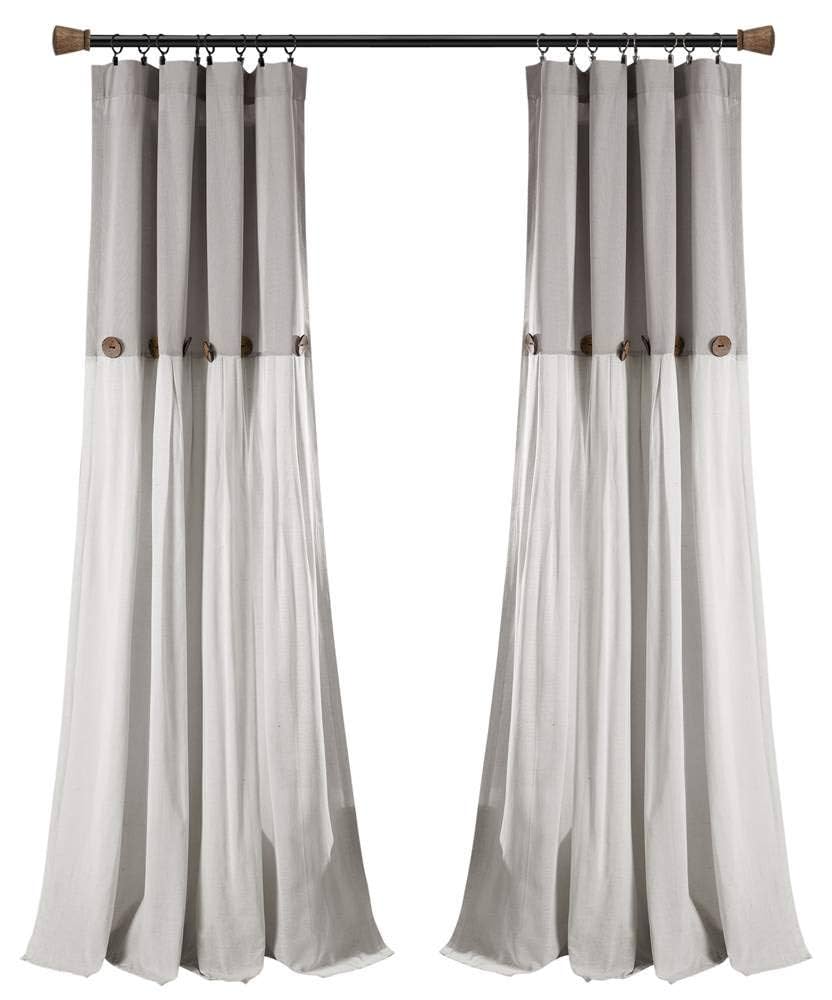 Lush Decor シアーカーテン Lush Decor シアーカーテン ブルー（青）系 LUSH DECOR(ラッシュ