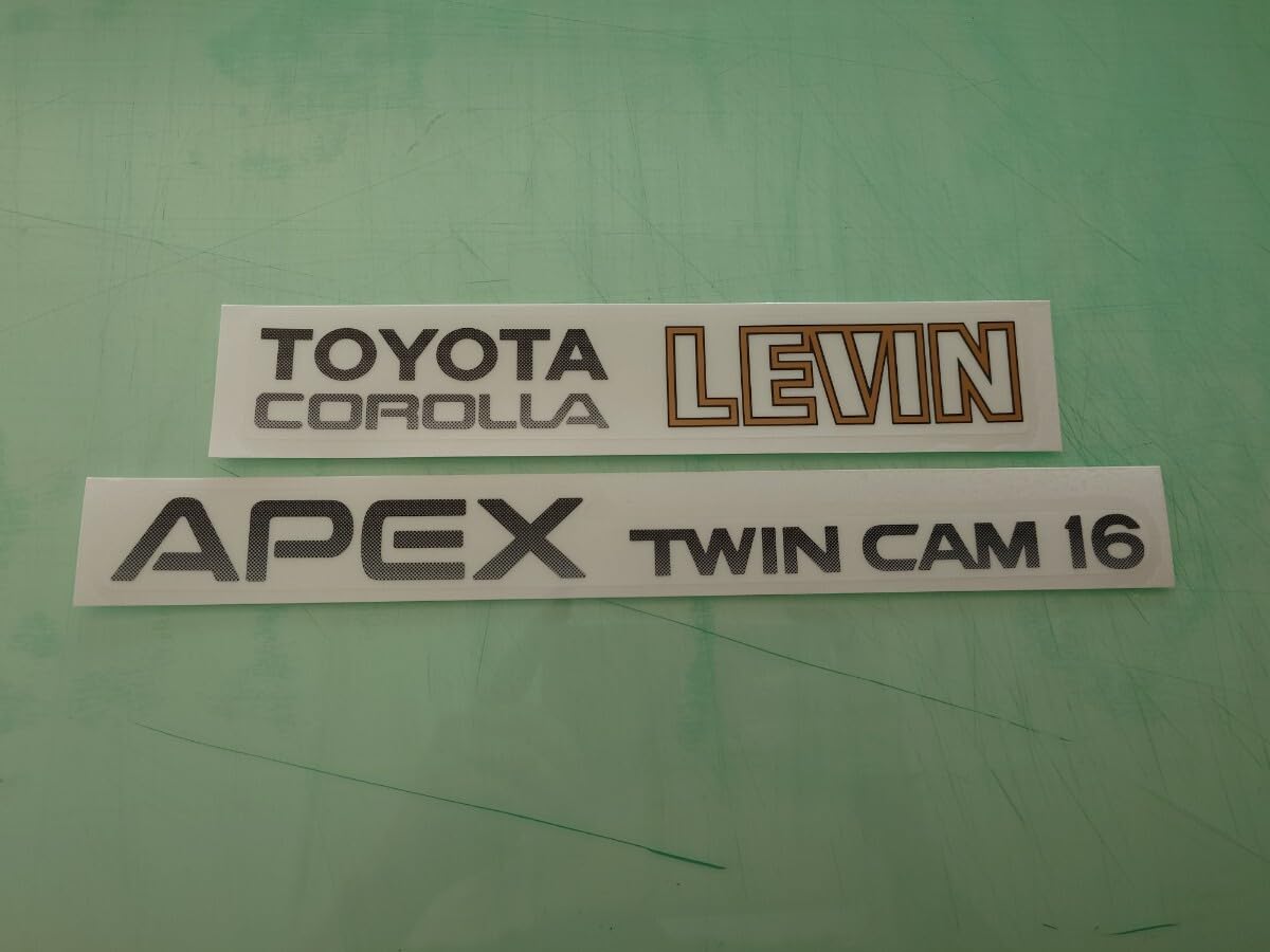 Amazon.co.jp: AE86エンブレム ステッカーTWINCAM16 ボデーカラー白 