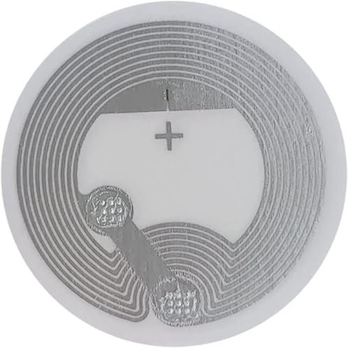 OBO HANDS Fully Compatible NFC TAG Sticker High-Capacity NTAG 216 NFC Sticker RFID Tag for All NFC Enabled Phones (50)