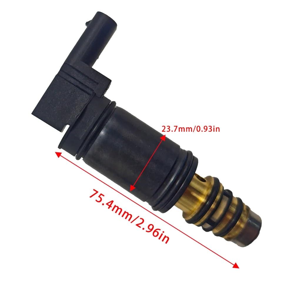 Compatible avec BMW, Compatible avec Cadillac CTS, Compatible avec Chevrolet Valve de commande de compresseur de climatisation automatique Vanette climatisation‌