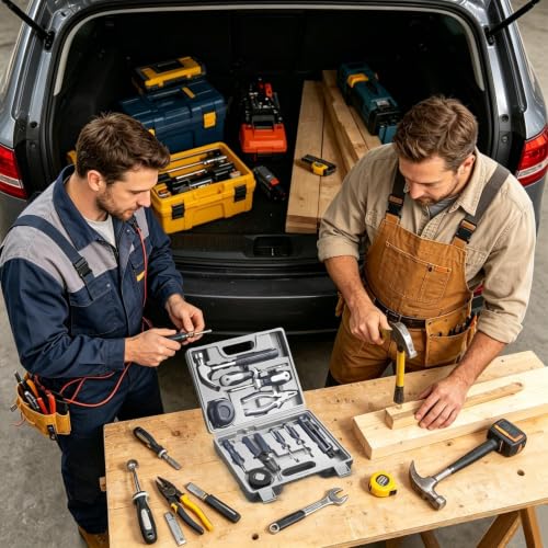 Kit d'outils de base pour la maison : coffret 11 pièces multifonction