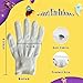 VABX-Purple 12 Colors Flash Led Light up Gloves for Boys Girls Birthday Cool Gifts Easter Halloween Christmas Rave Party Kids 4-12 Teens Adults (Medium)