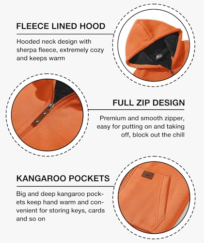 Image of SWISSWELL Unisex Boys Girls Fleece Hoodie Sherpa Lined Jacket Zip Up Hooded Sweatshirt Winter Outerwear for Kids