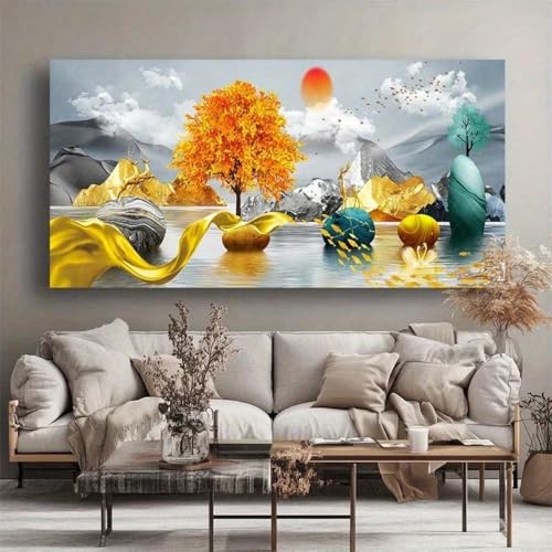Tableau pour salle de bain 70 x 140 cm abstrait contre les murs vides