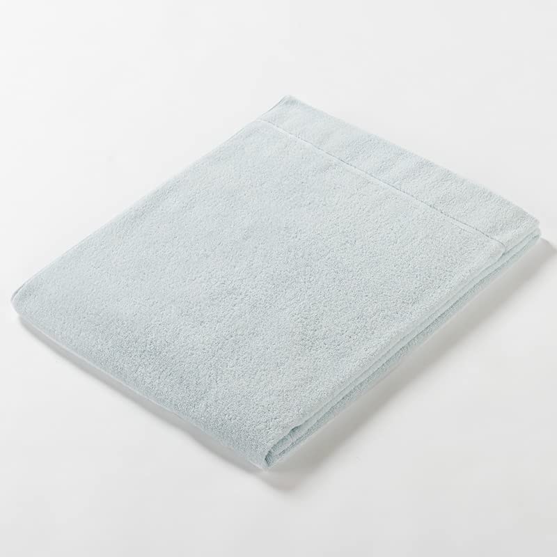 西川株式会社 東京西川 産業 今治 タオルケット ダブル 日本製 綿100％ 吸湿 無地 シンプル 47896 ブルー[800] ダブル