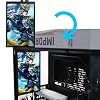 VSDISPLAY 8 Inch Small Mini LCD Monitor 1280x800 IPS Screen Display for PC Case DIY Building/Laptop/Computer with Video Input