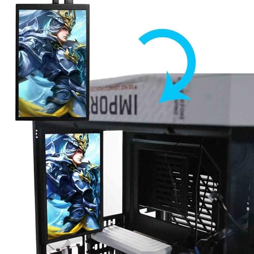 Image of VSDISPLAY 8 Inch Small Mini LCD Monitor 1280x800 IPS Screen Display | for PC Case DIY Building /Laptop /Computer with Mini H /D Video Input