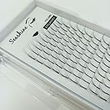 100% Handmade Seashine 5D Premade Volume Fans Eyelash Extensions 10-15mm Long Thickness Russian Volume Style Fashionable Fake Eyelashes Wholesale For Pretty Ladies In One Tray (14mm)