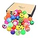 Jatidne 24 Pezzi Palline Rimbalzanti per Bambini 30mm Riempitivi per Borse da Festa per Bambini, Premio Scolastico per Regali per Bambini Modello Casuale