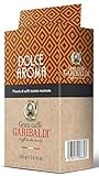 Gran Caffè Garibaldi Ground Espresso Coffee – Finely Ground for Espresso Machines & Cafe Brews – Premium Arabica Blend, Rich & Smooth Roast – Italian Roasted Coffee, 250g (Dolce Aroma)