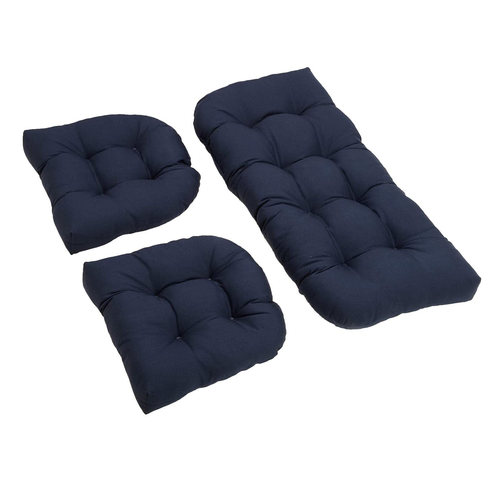 LOOM TREE® Sofa Cushion Bench Cushion Office Chair Back Cushion Thicken Dark Blue | Yard, Garden & Outdoor Living | Patio & Garden Furniture | Cushions & Pads-image-30