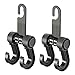 2 PCS Car hooks Vehicle Back Seat Hidden Headrest Hanger, Universal Holder for Purse Handbag Grocery Shopping Bag Cloth Coat (2 Pack)