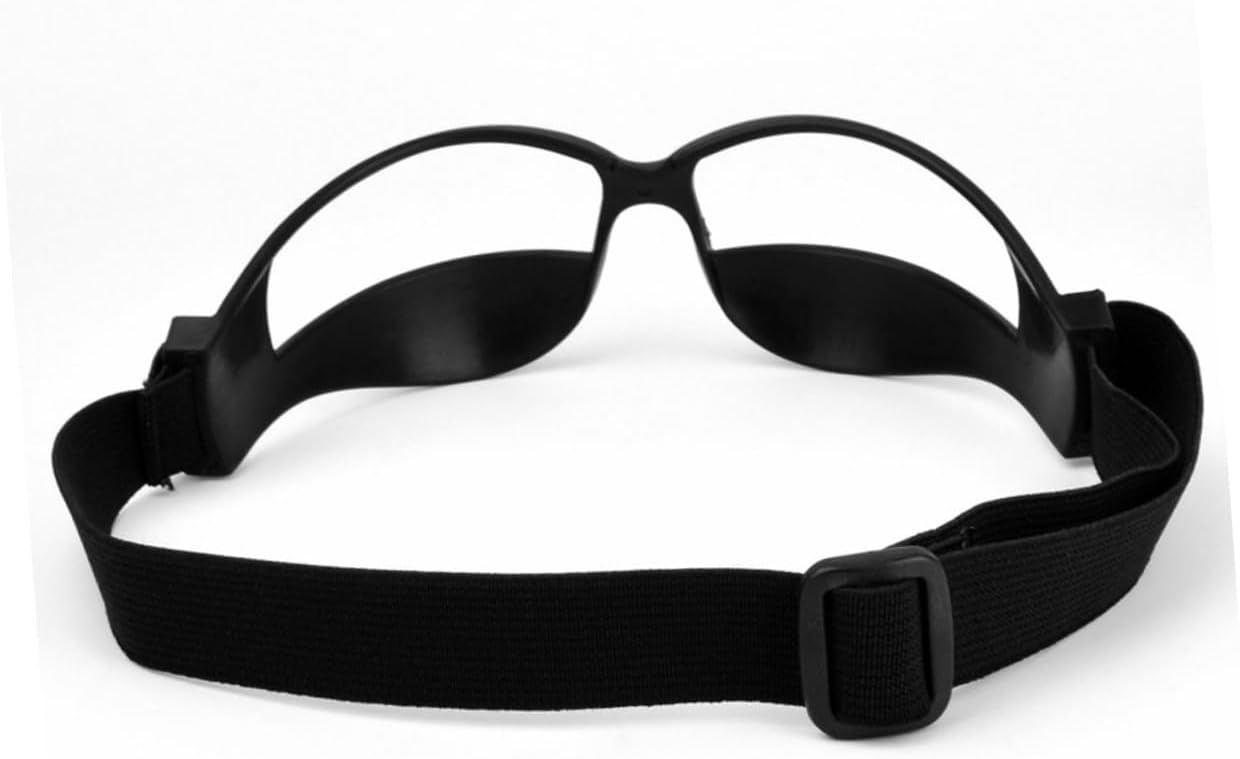 Garneck Basketball Anti-Low Head Training Glasses Lightweight Sports Goggles for Dribble Training Black for Youth Basketball