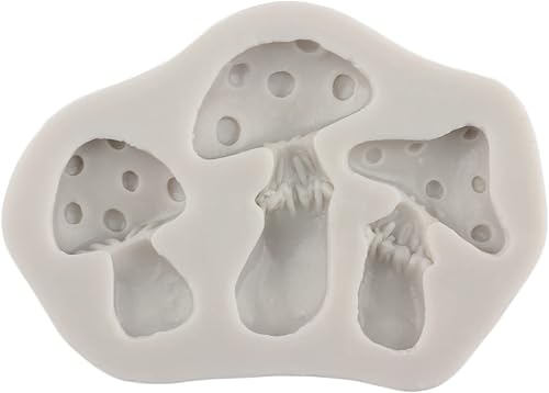 Miniatura 5 de Moldes de hongos para chocolate, hongos y verduras, molde de silicona para decoración de pasteles, decoración de cupcakes, pasta de goma de mascar