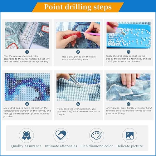 Image of MBNTJHT Halloween Diamond Painting Kits for Adults Beginners,5D Full Round Drill Horror Movie Diamond Art Kits for Adults,DIY Gem Art Painting and Crafts for Holiday Gifts 12x16 Inch.