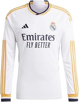 Amazon.com: adidas Real Madrid Men's Long Sleeve Home Jersey