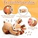 HyDren Deer Breathing Stuffed Animal Soft Soothing Stuffed Animal Deer Plush Anxiety Plush Toys with Music Lights and Realistic Breathing Motion for Adult Kids Anxiety Relief Relaxation Sleep Calming