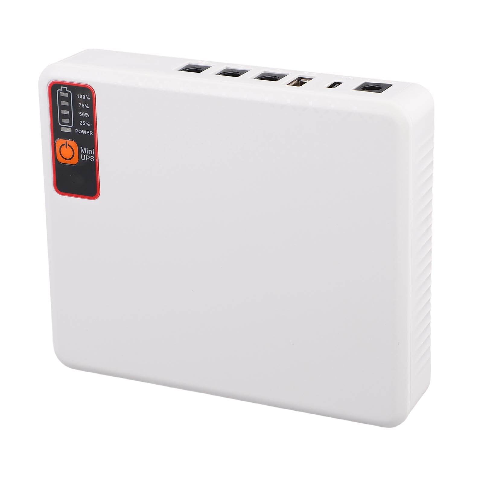 Garosa Piccolo UPS 12000mAh Alimentatore di Riserva con Batteria Durevole per Modem Router Telecamere di Sicurezza Design Compatto da 18 W (Spina europea)