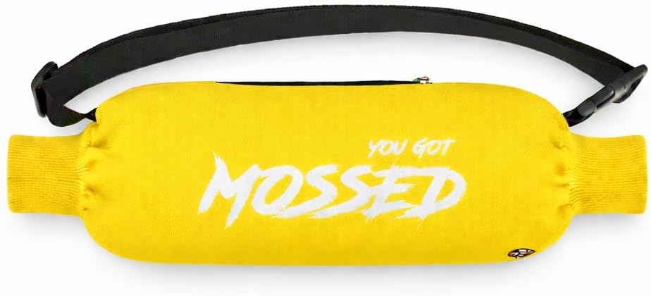 You Got Mossed Football Hand Warmer Pouch - Insulated Football Hand Muff with Secure Zipper Pocket & Adjustable Strap - Perfect for Football, Hiking, Camping & Outdoor Sports