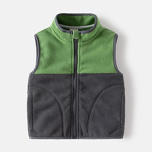 Toddler Children Kids Baby Boys Girls Winter Solid Coats Sleeveless Vest Jacket Outerwear 5t Boys2