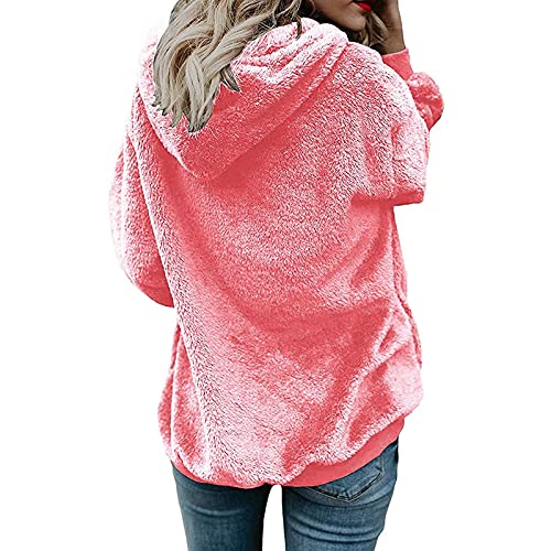 Veste avec fermeture eclair longue et coupe ample style décontracté - 5