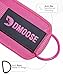 DMoose Ankle Strap for Cable Machine - One Size Fit with Premium Padding, Glute Kickback Ankle Strap, Ankle Cable Straps for Workout, Booty Workout, Leg Extension, Hip Abductors (All Pink - Single)
