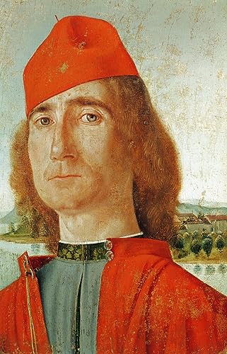 Toile Nordique L'homme au béret rouge Vittore Carpaccio Luxe
