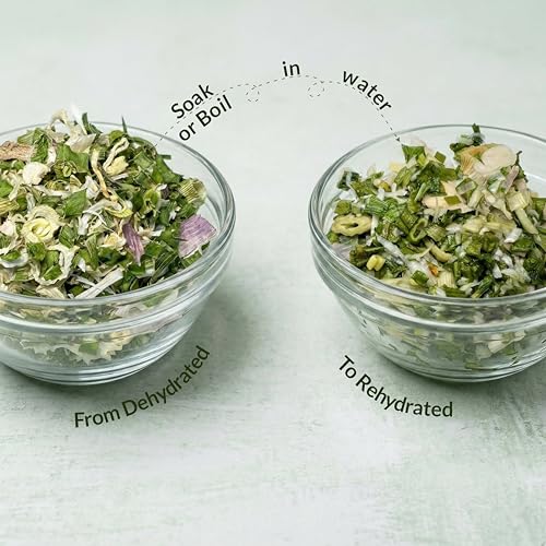 Image of SHROOTS Dehydrated Chopped Spring Onion Flakes | 100% Natural & Aromatic | Rich in Nutrients for Immune Support & Digestive Health | Perfect for Soups, Salads & Cooking | 20g (Pack of 1)