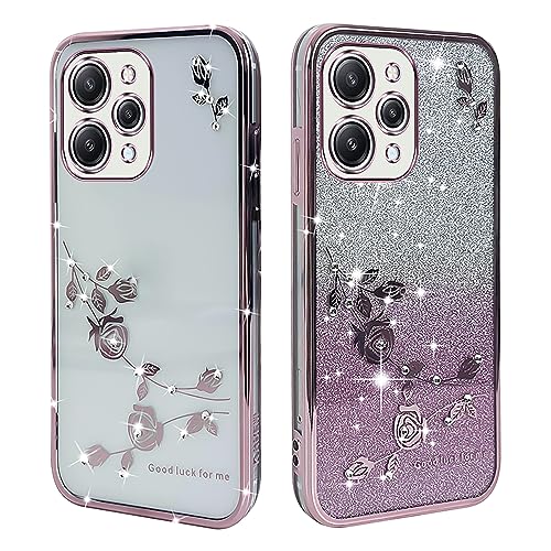 XINYEXIN Cover Glitter per Xiaomi Redmi 12 4G
