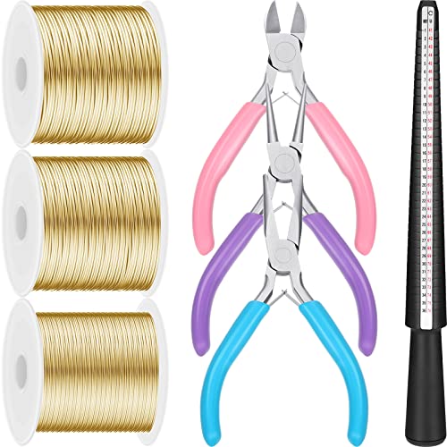 Fil d'aluminium doré 18/20/22 gauge pour créer vos bijoux fantaisie à la maison